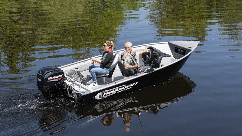 Princecraft Boats  2023 Princecraft Resorter 160 DL SC Black with 40HP Mercury Photo